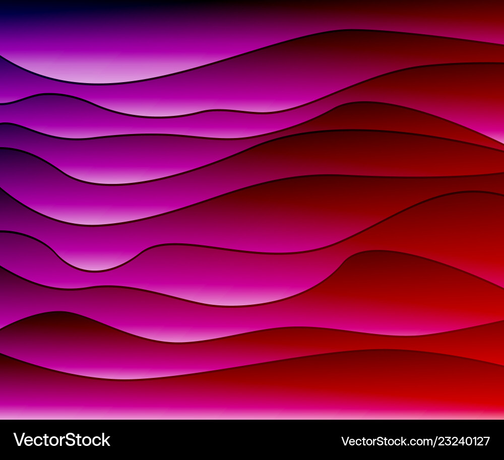 Abstract background with waves vector image