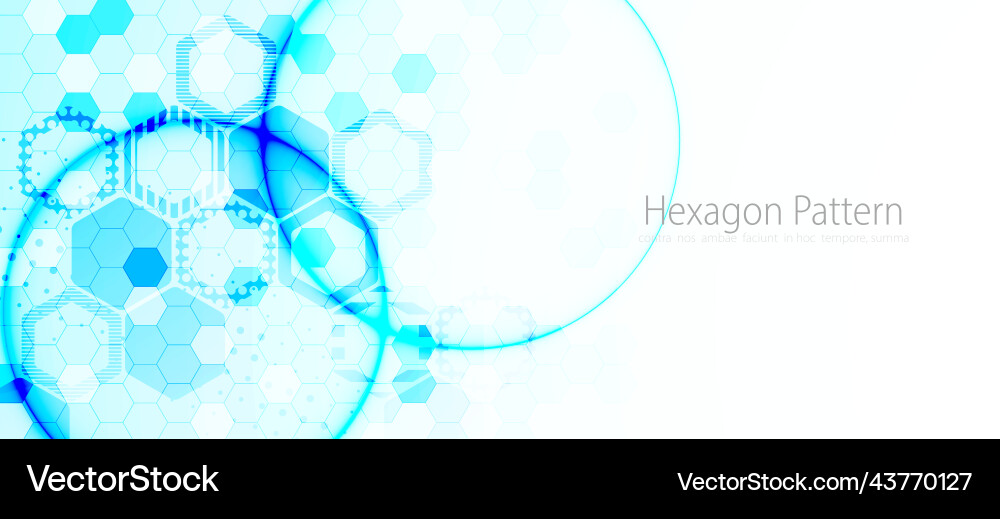 Abstract hexagon background for design works Vector Image