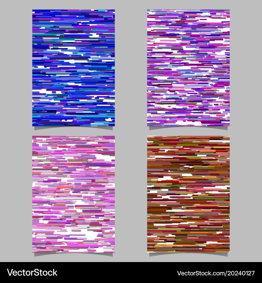 Abstract horizontal rounded stripe design Vector Image