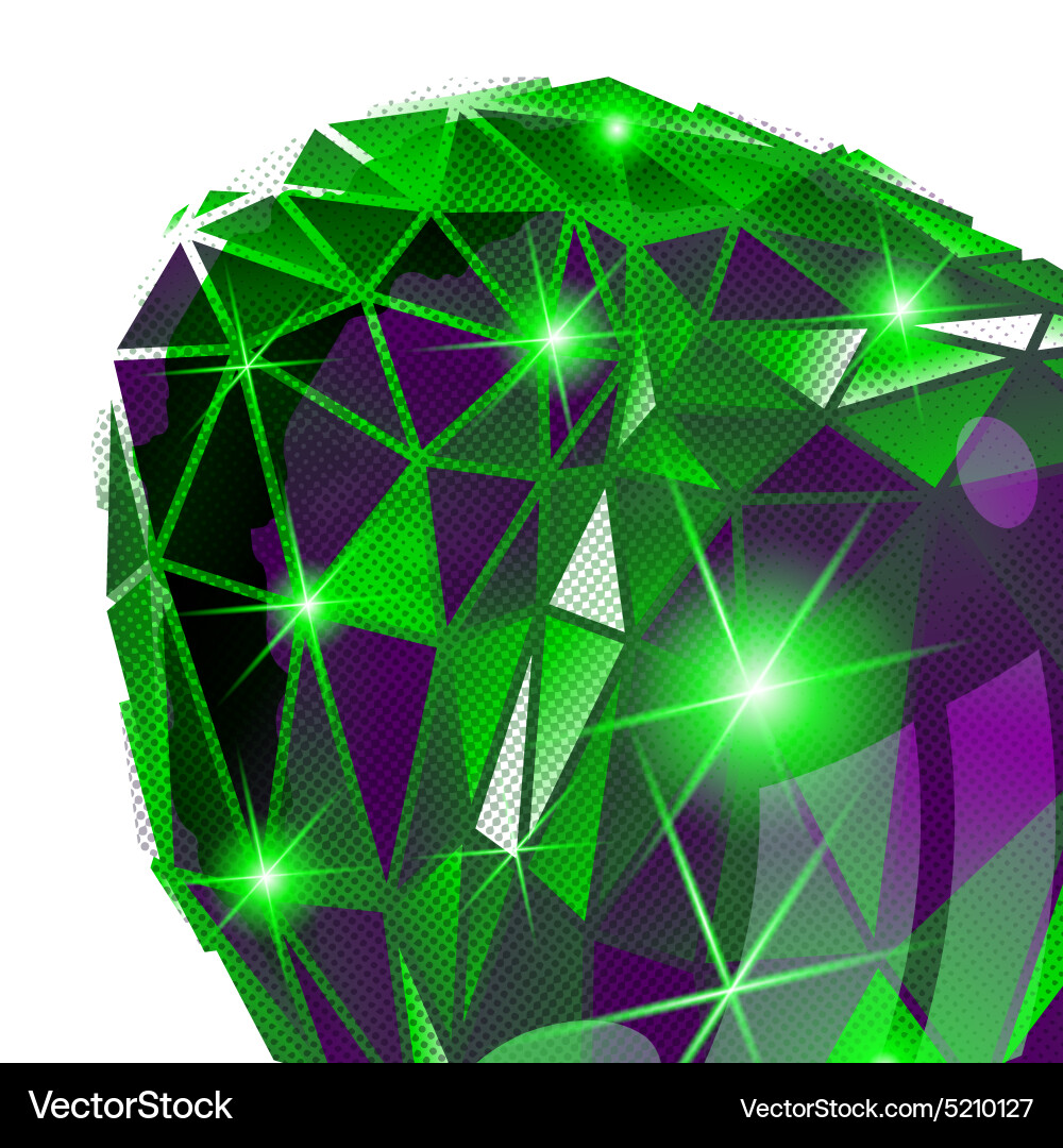 Futuristic background with effect sparkling Vector Image