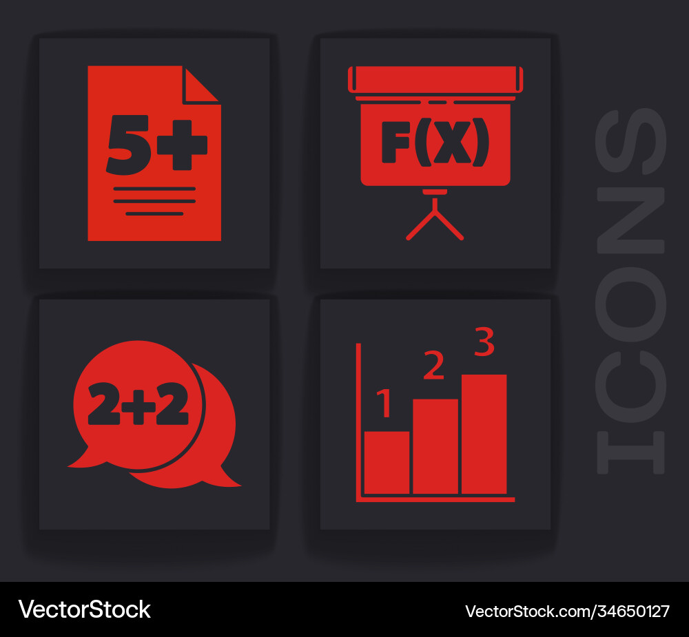 Set graph schedule chart diagram test or exam Set graph schedule chart diagram test or exam vector image