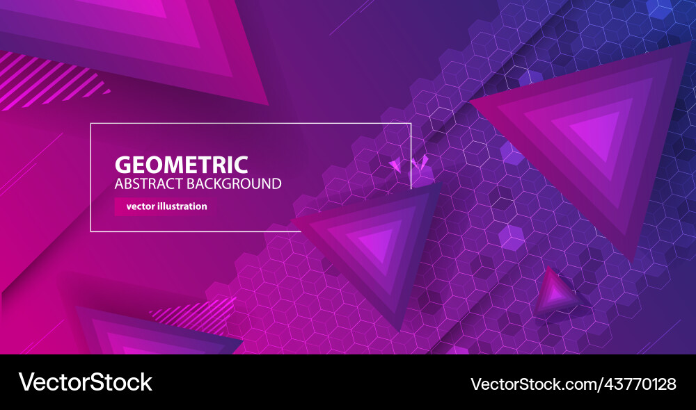 Abstract hexagon background for design works Abstract hexagon background for design works vector image