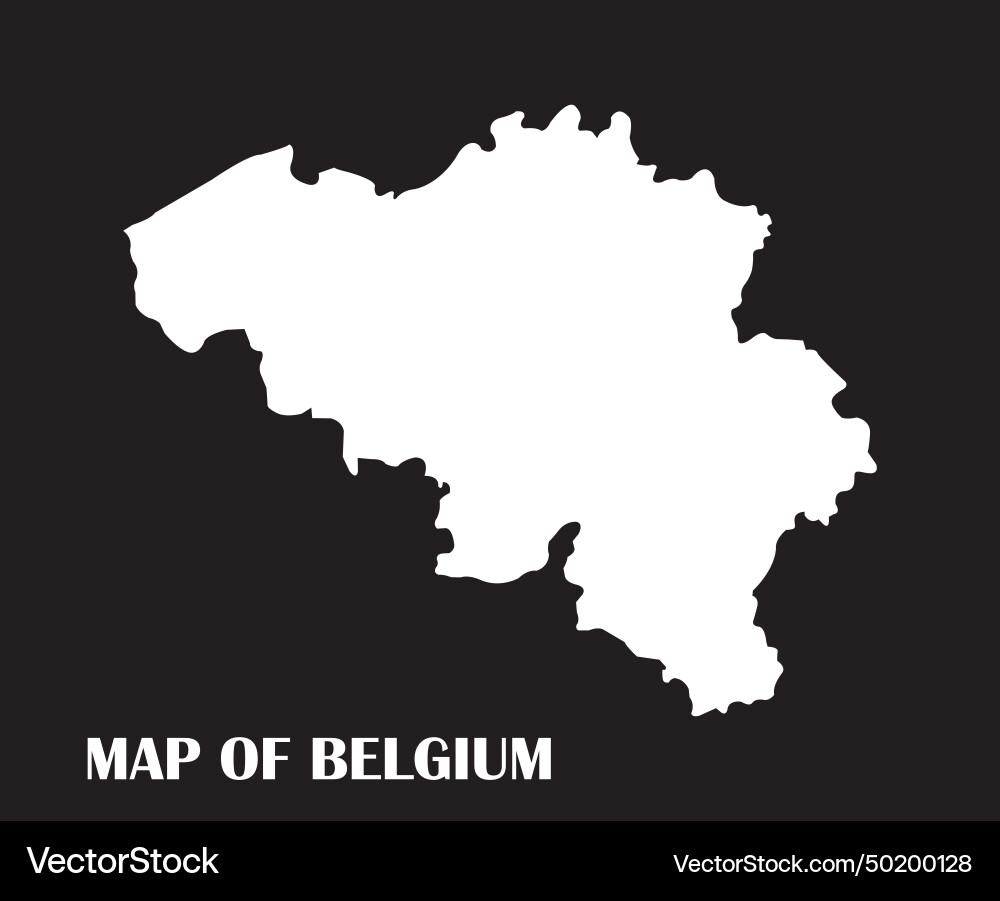 Belgium map icon (50200128) – Royalty-Free Vector | VectorStock