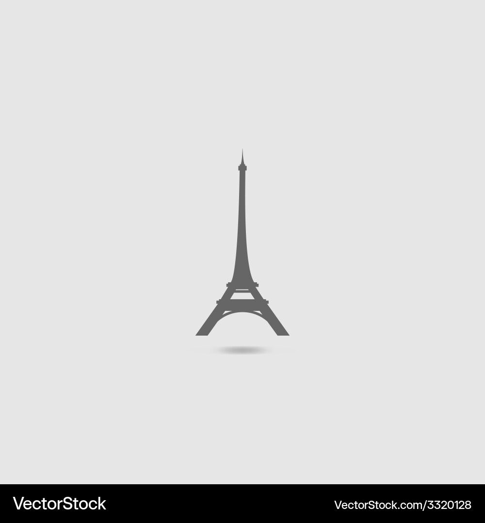 Eiffel tower set Vector Image