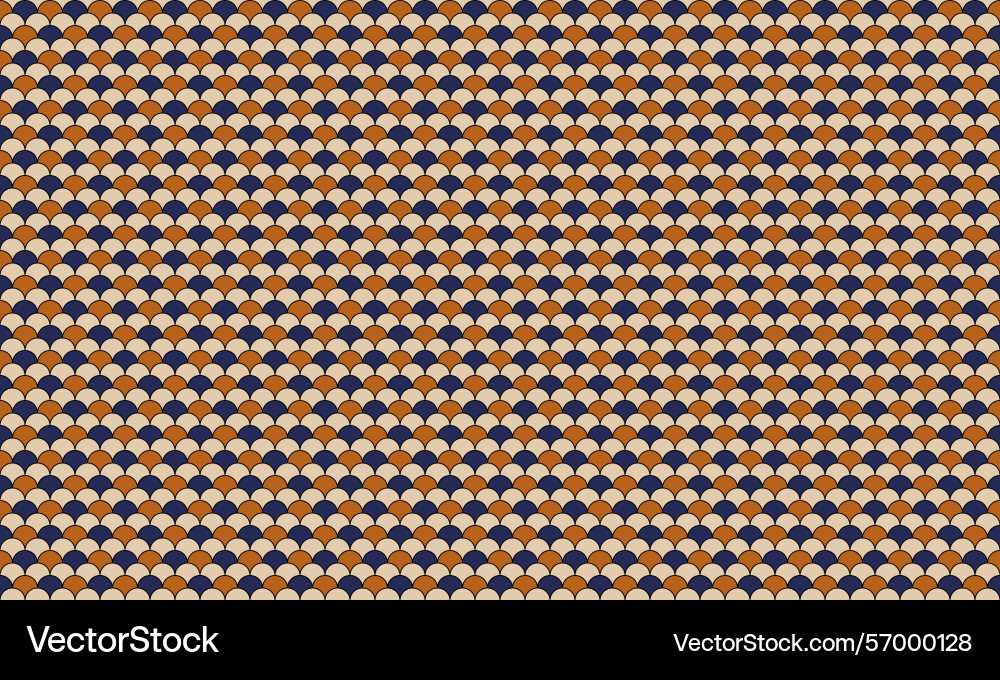 Elegant geometric pattern featuring overlapping Vector Image