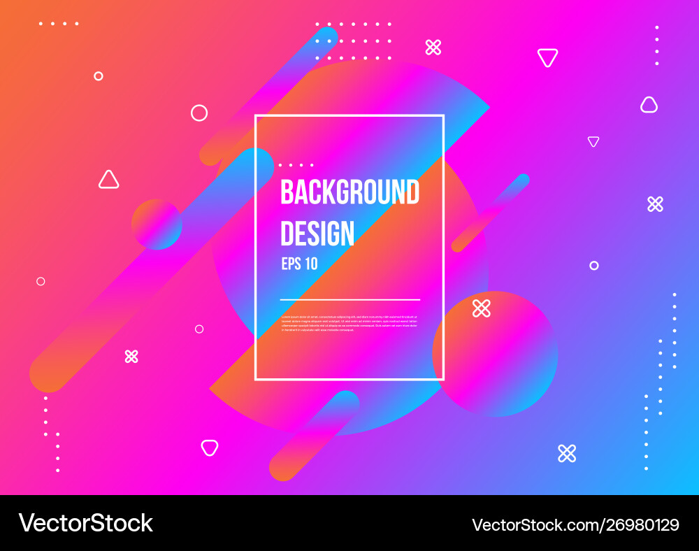 Abstract fluid color pattern with modern Vector Image