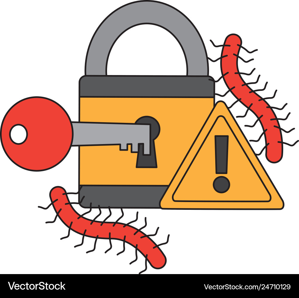 Cyber security data Vector Image