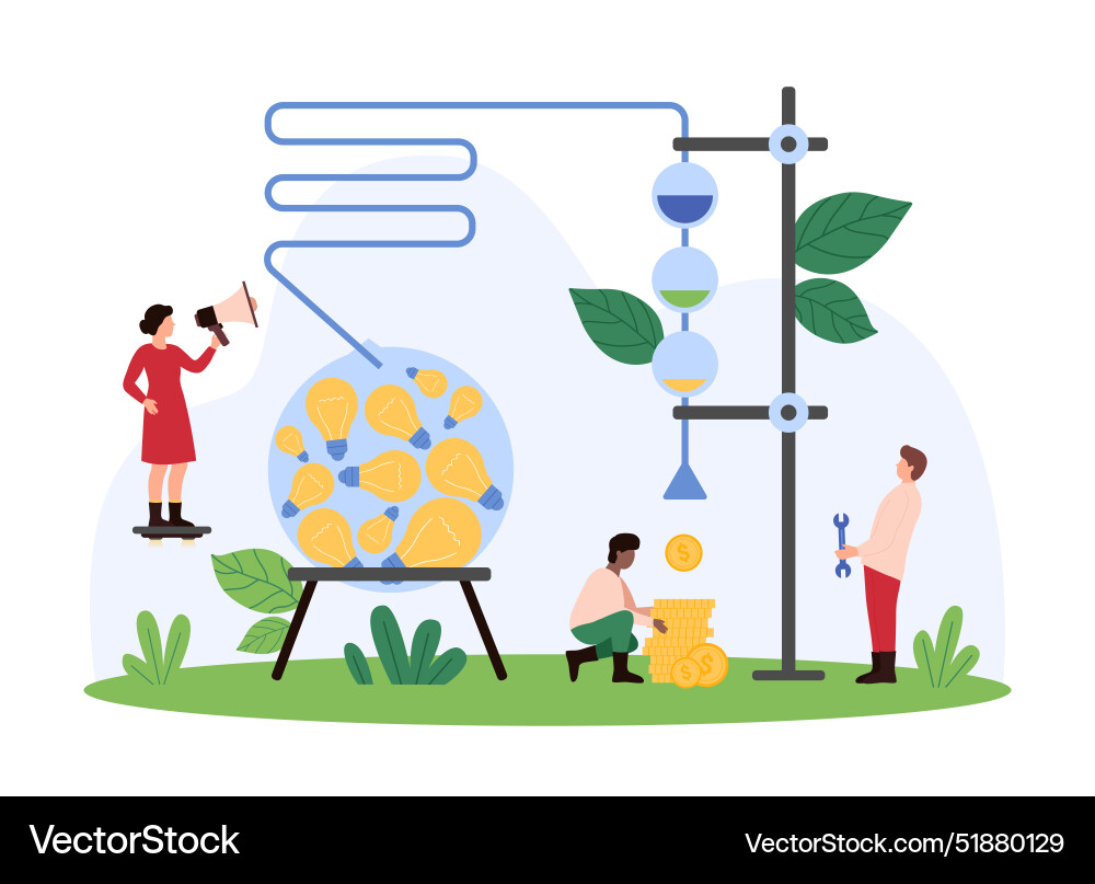 Development strategy for smart project tiny Development strategy for smart project tiny vector image