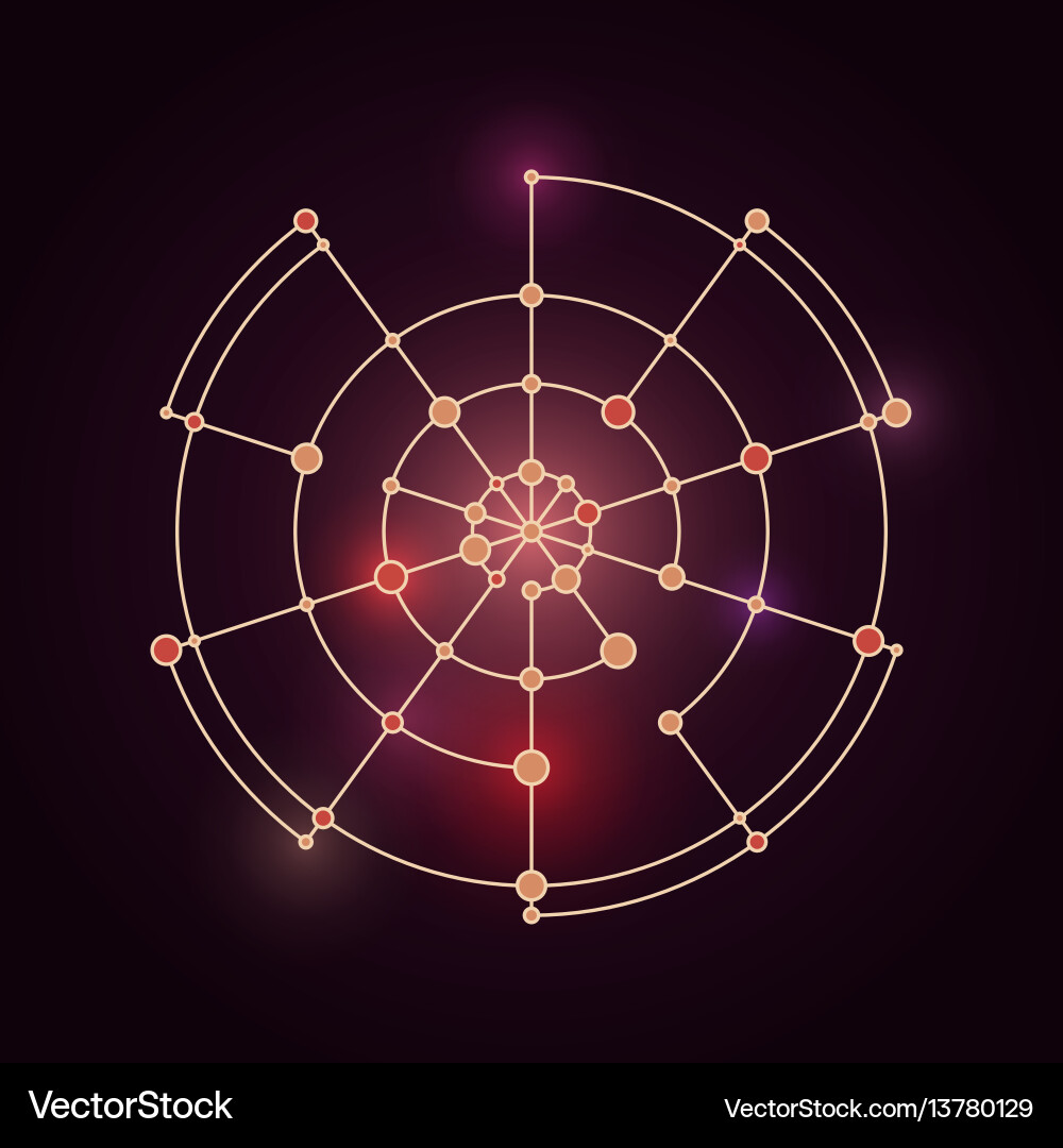 Digital Connection Network vector image