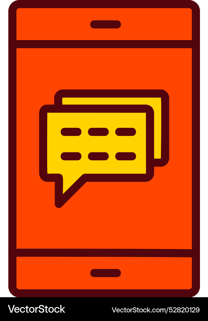 Message icon design Vector Image