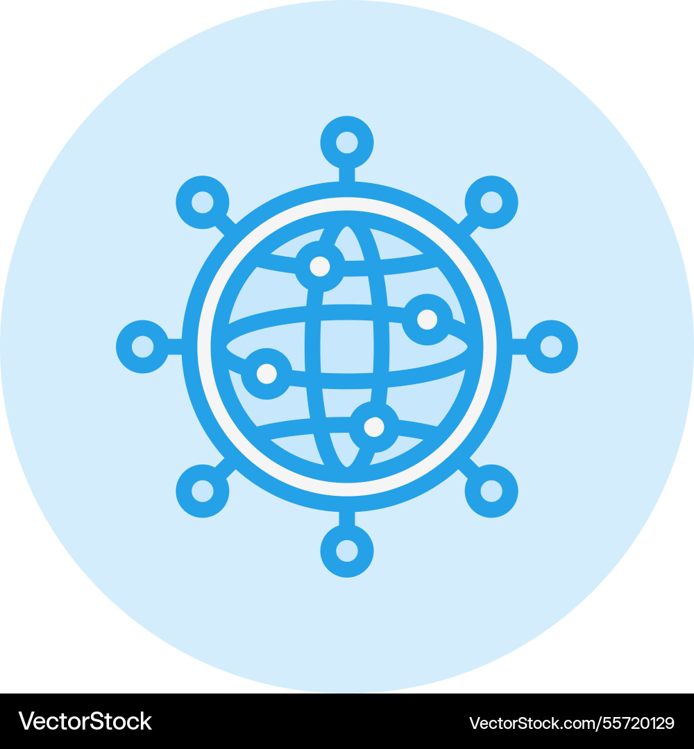 Networking icon design Vector Image