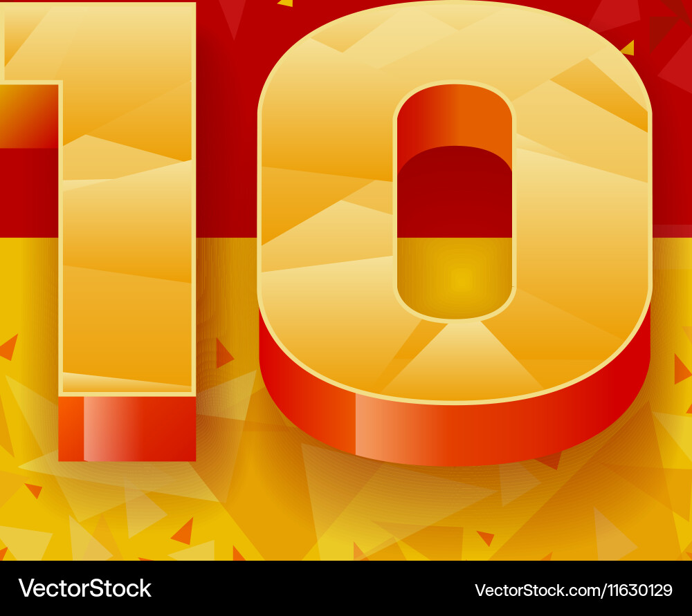 Pattern numbers for use in banner ads vector image