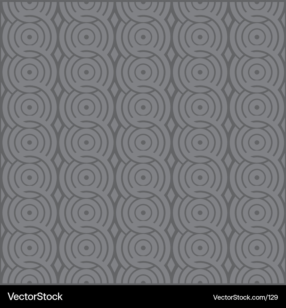 Retro Circles Pattern vector image