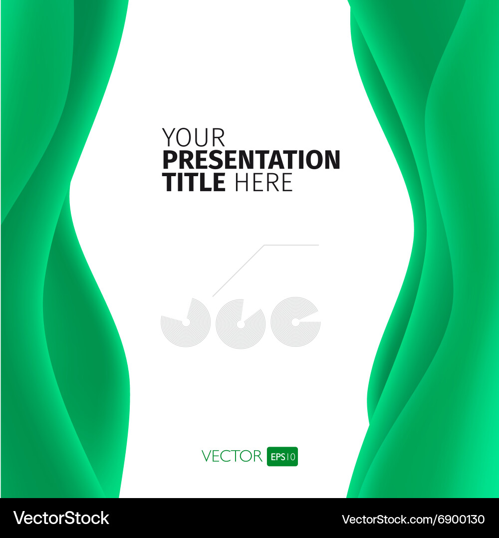 Abstract background with waves vector image