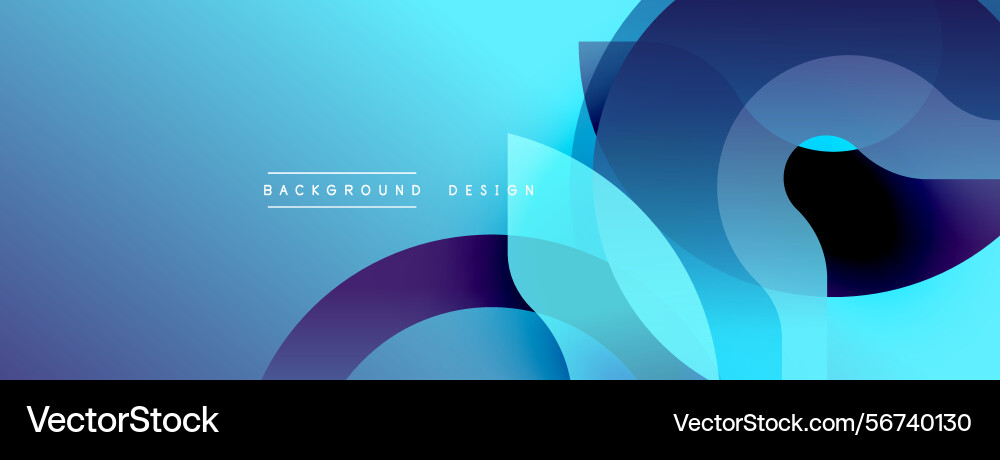 Abstract blue gradient background overlapping Abstract blue gradient background overlapping vector image