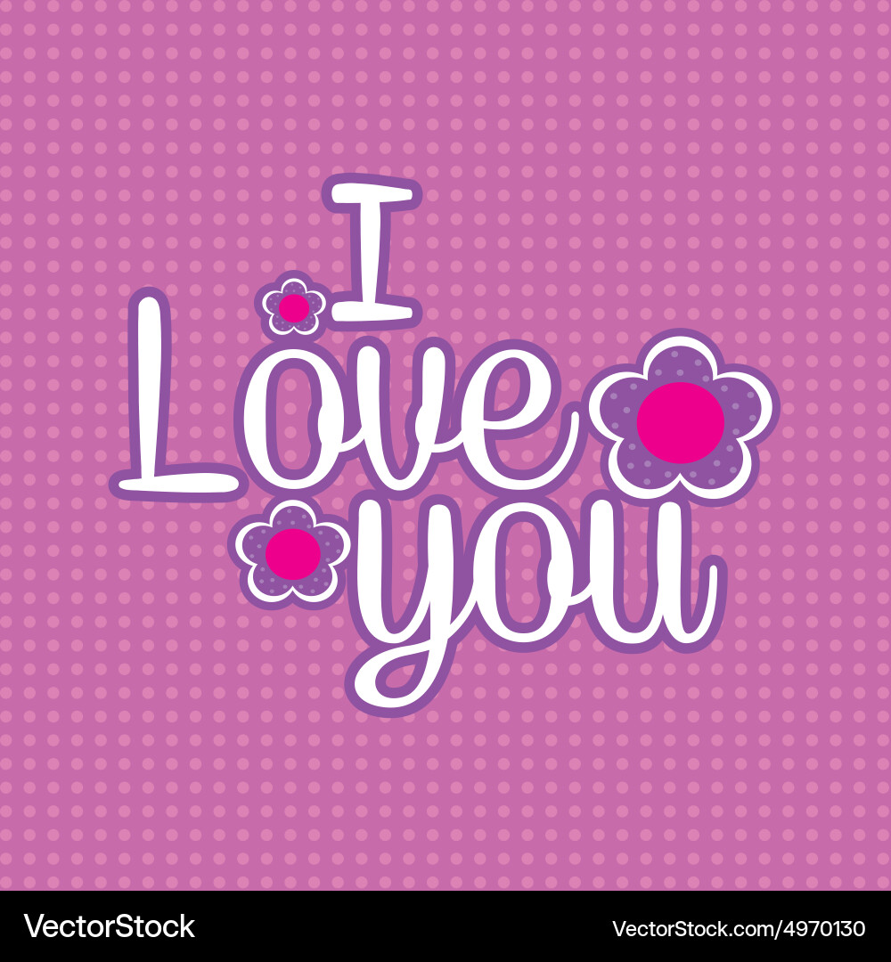 Abstract love background with some special objects Vector Image