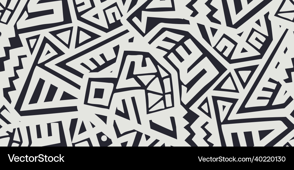 Abstract seamless pattern in ethnic style Abstract seamless pattern in ethnic style vector image