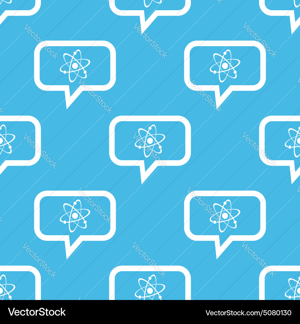 Atom message pattern vector image