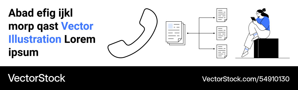 Communication and task management elements Communication and task management elements Vector Image