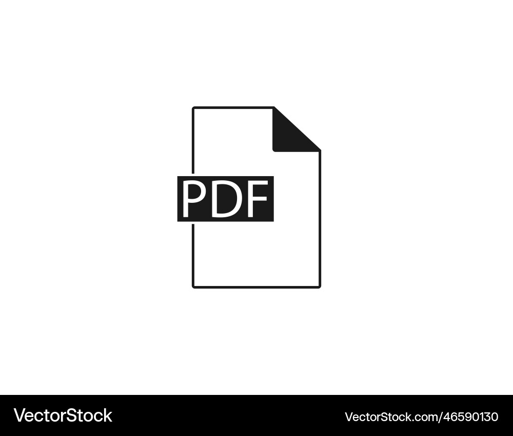 Document pdf format icon Document pdf format icon Vector Image