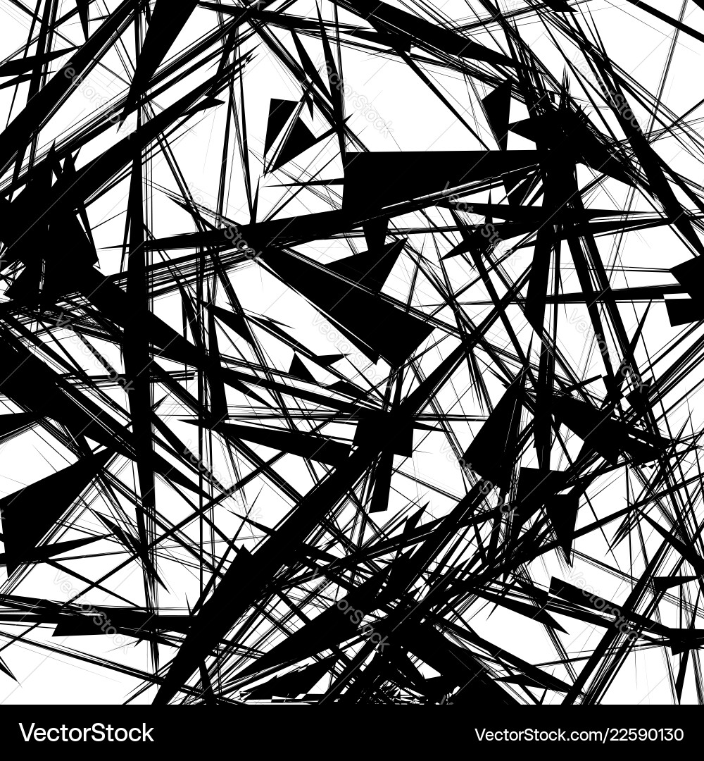 Geometric pattern of chaotic random shapes rough Geometric pattern of chaotic random shapes rough vector image