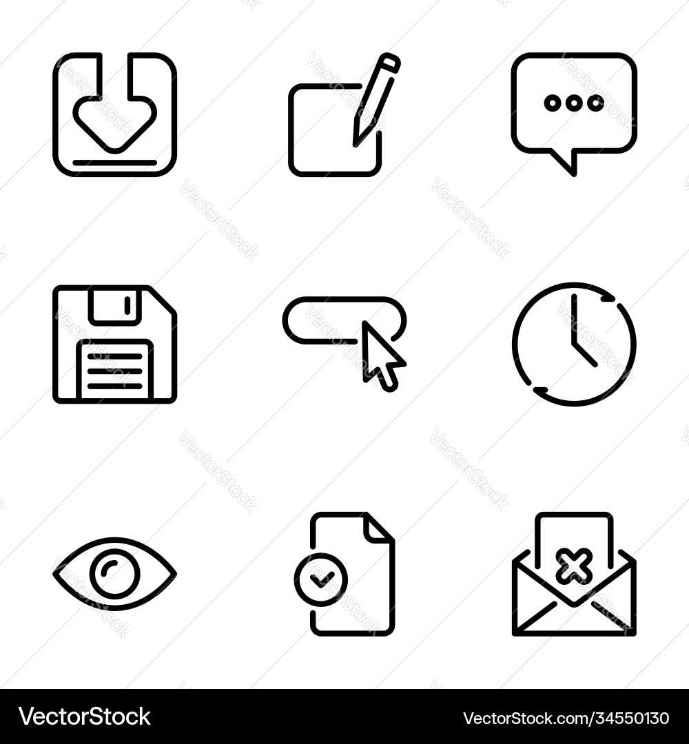 Set icons on a theme submit Set icons on a theme submit vector image