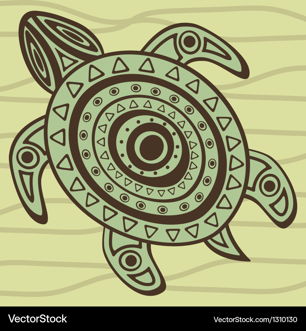 Turtle 3 Vector Image