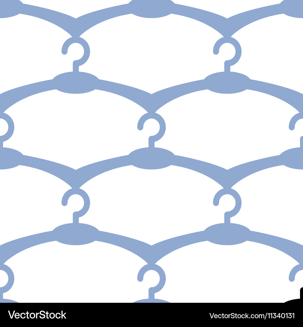 Abstract hanger seamless pattern or background vector image