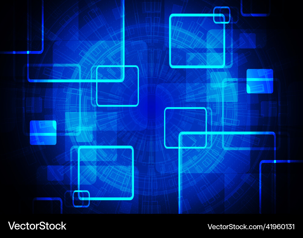 Circuit technology background with hi-tech Circuit technology background with hi-tech vector image