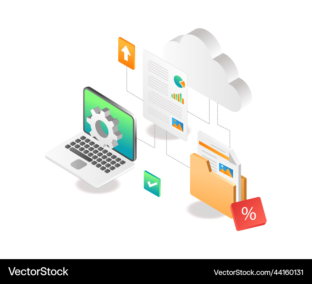 Cloud Server Datennetz Computer Cloud Server Datennetz Computer vektorbild