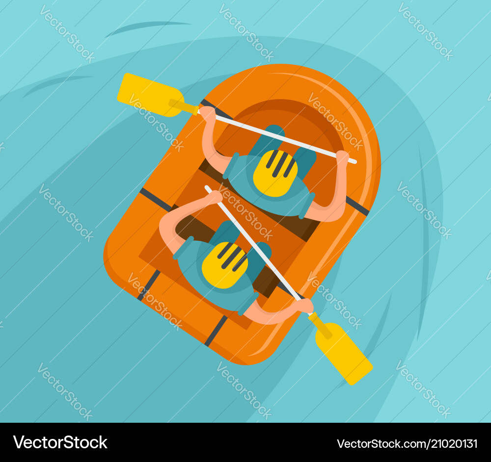 Double rafting background flat style Vector Image
