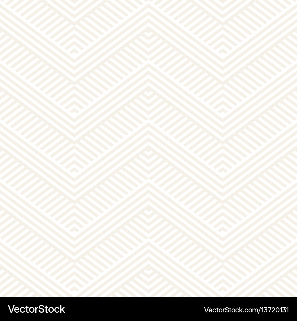 Ethnic Zigzag Stripes - Subtle Pattern Vector Image