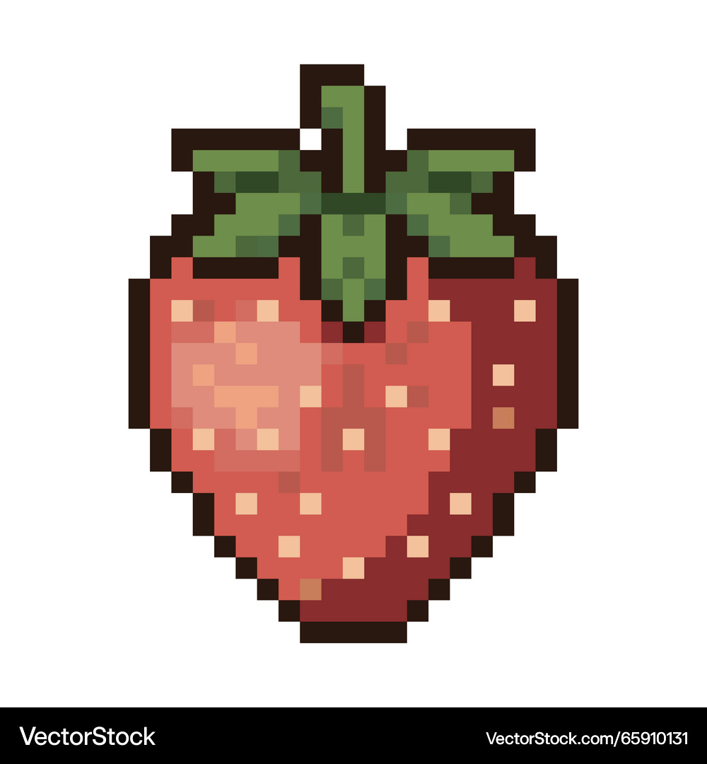 Pixel berry Vector Images & Graphics for Commercial Use | VectorStock