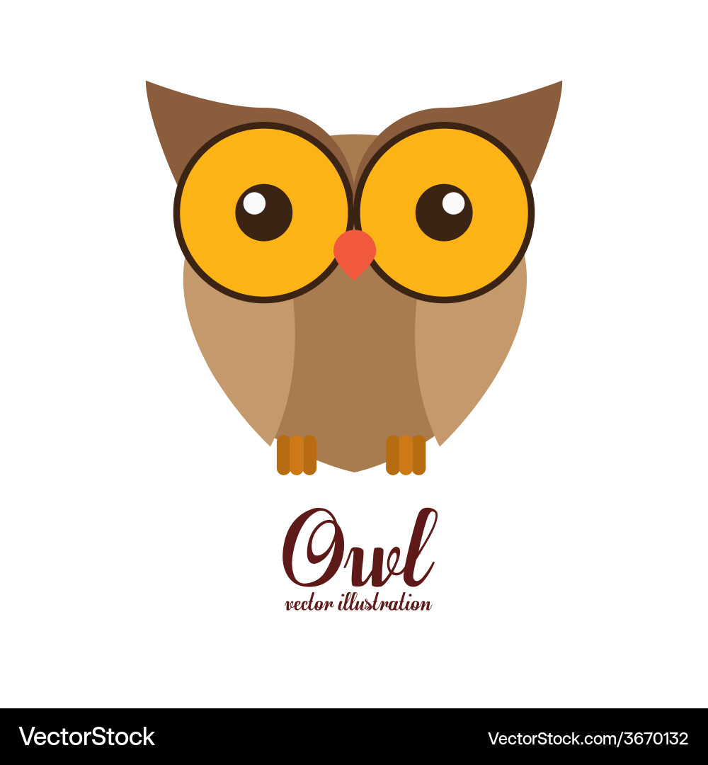 Bird design over white background Vector Image