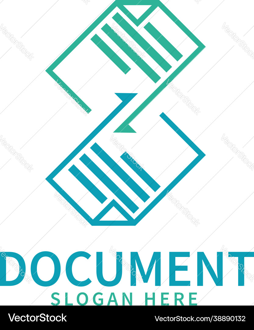 Logo-Dokument Blätter Papier mit Pfeilen zeigt Logo-Dokument Blätter Papier mit Pfeilen zeigt vektorbild