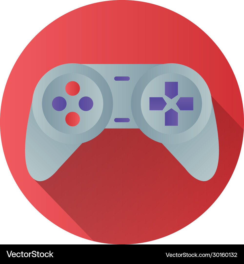 Video game control block style icon Vector Image