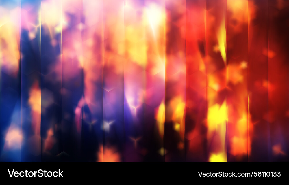 Abstract glowing bokeh background with warm Abstract glowing bokeh background with warm vector image