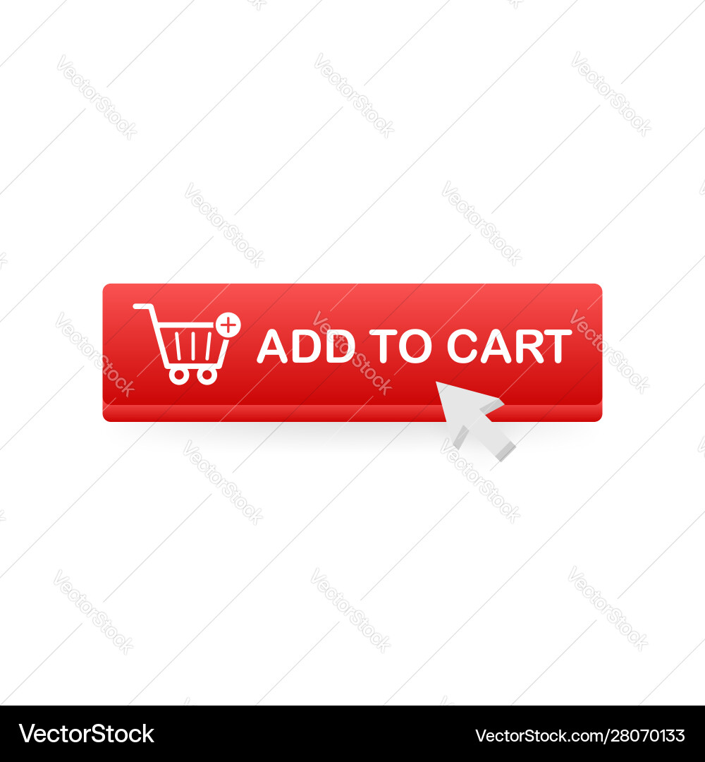 Add to cart icon shopping stock Add to cart icon shopping stock vector image