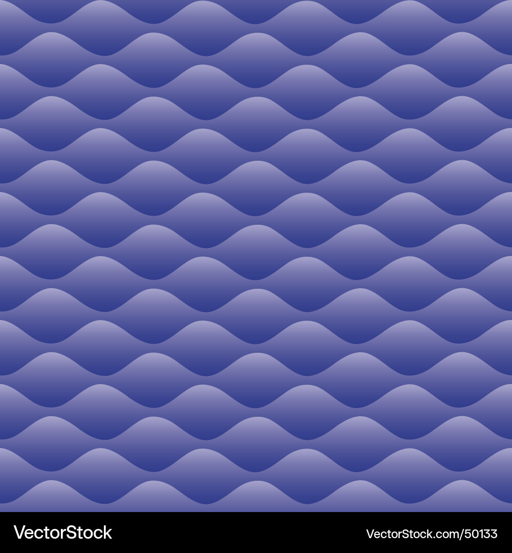 Blue Wave Pattern Vector Image