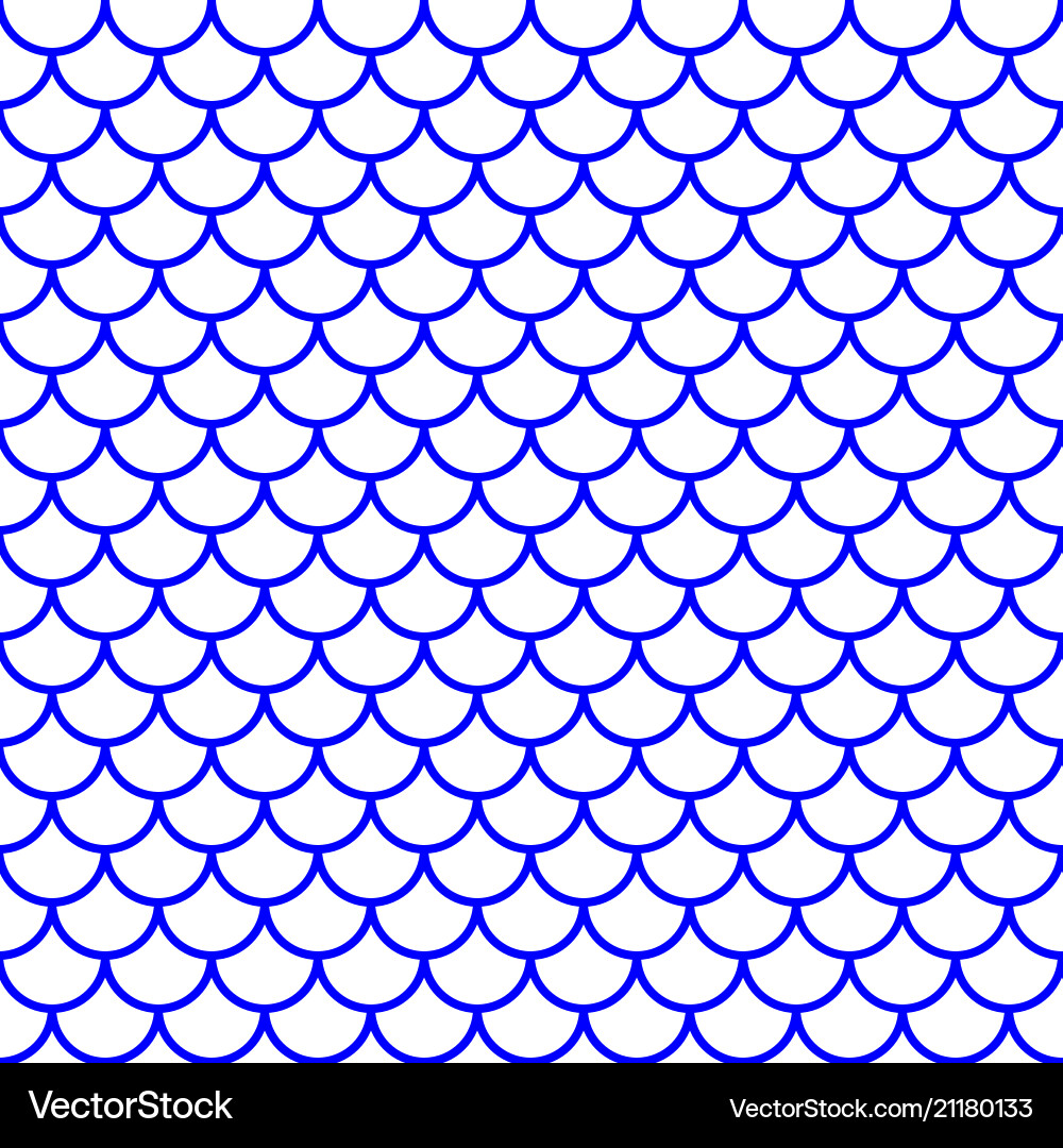 Fish scale pattern Fish scale pattern Vector Image