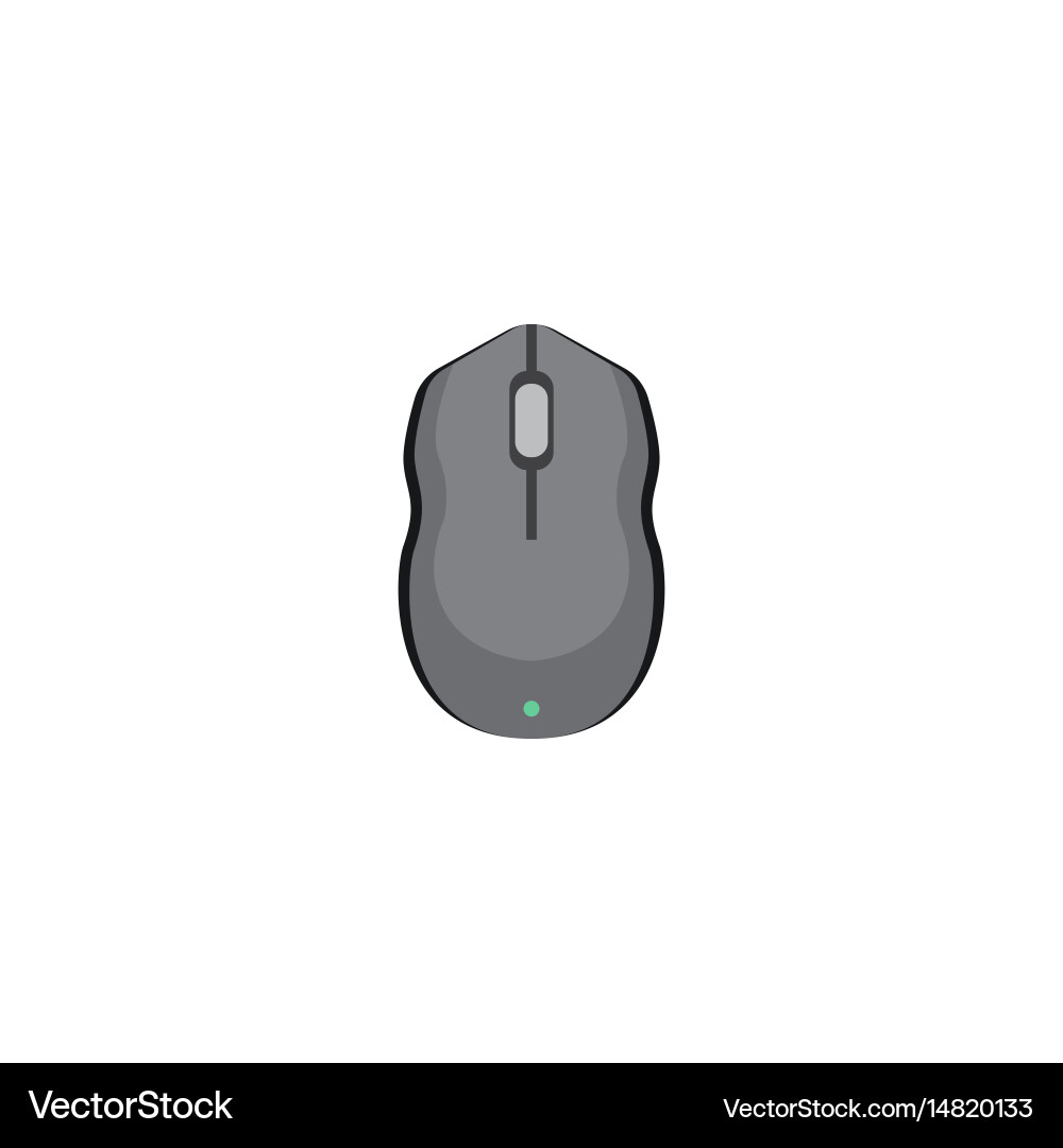 Flat mouse element of Vector Image