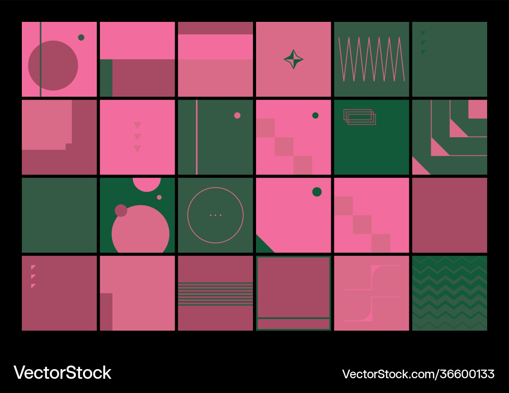 Geometric Abstract Pattern vector image