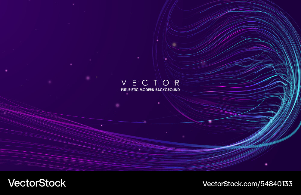 Lines and particles dynamic flow Lines and particles dynamic flow vector image