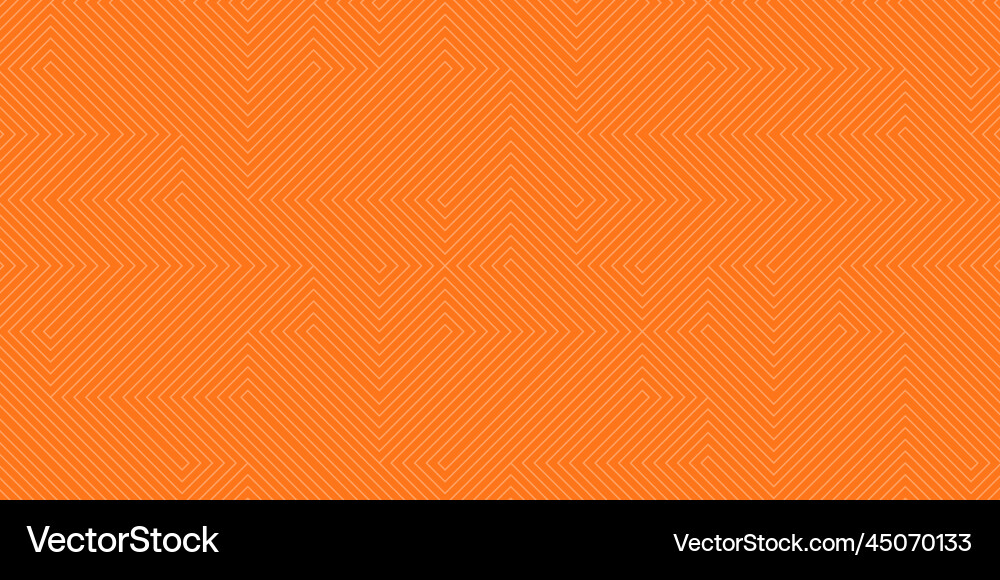 Orange Line Pattern Background vector image