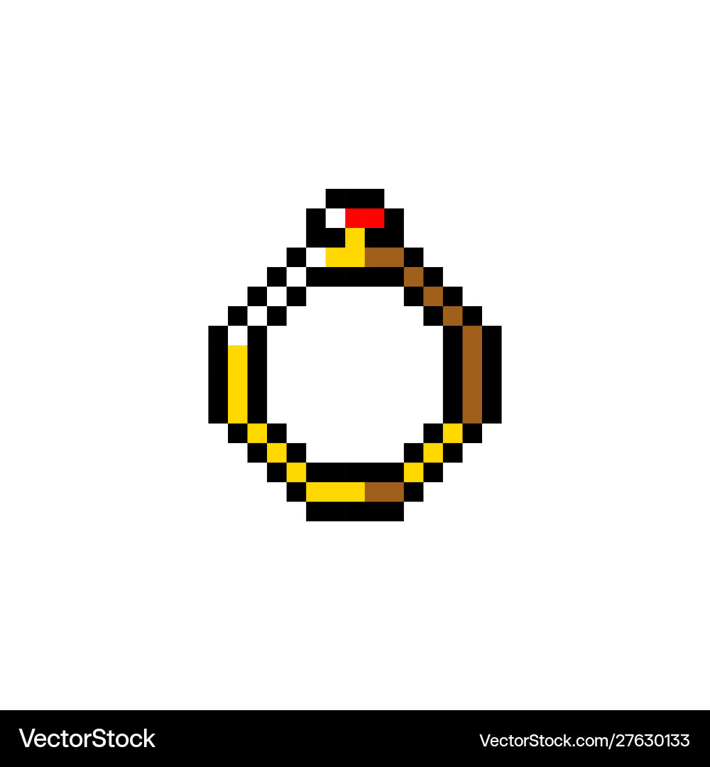 Pixel Game Object Art vector image