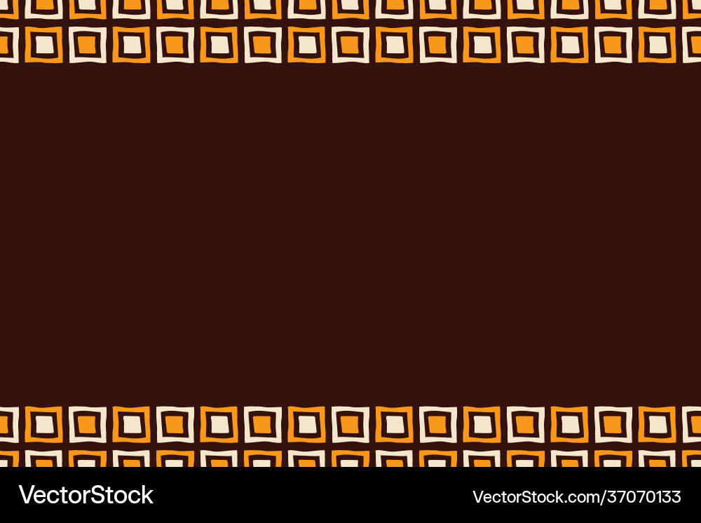 Seamless horizontal border pattern with hand Vector Image