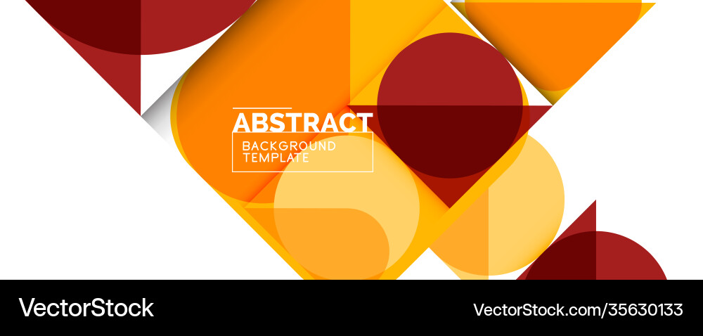 Simple circles and triangles abstract background Simple circles and triangles abstract background Vector Image