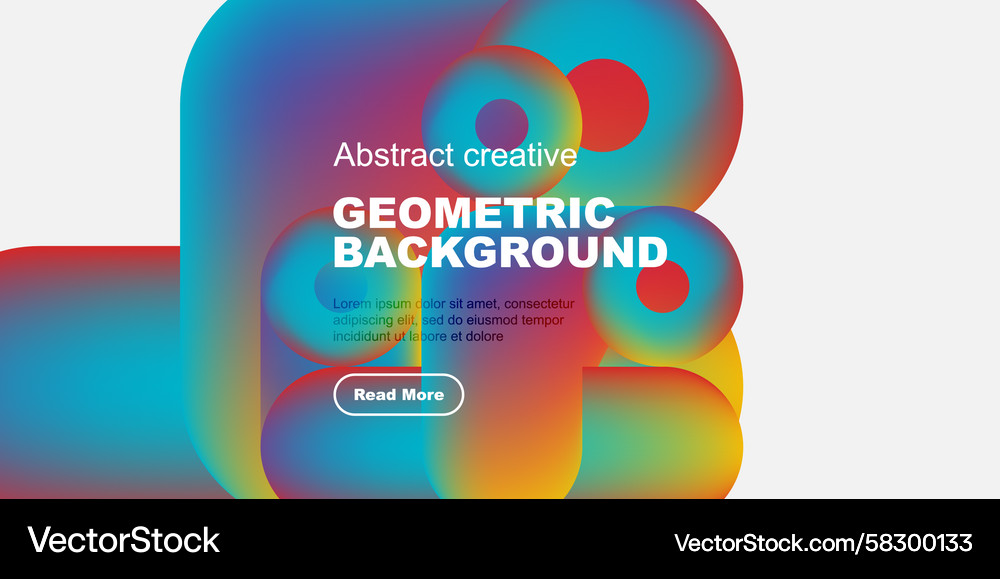 Vibrant abstract shapes overlap creating colorful Vibrant abstract shapes overlap creating colorful Vector Image