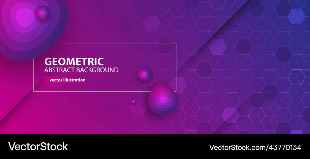 Abstract hexagon background for design works Abstract hexagon background for design works vector image