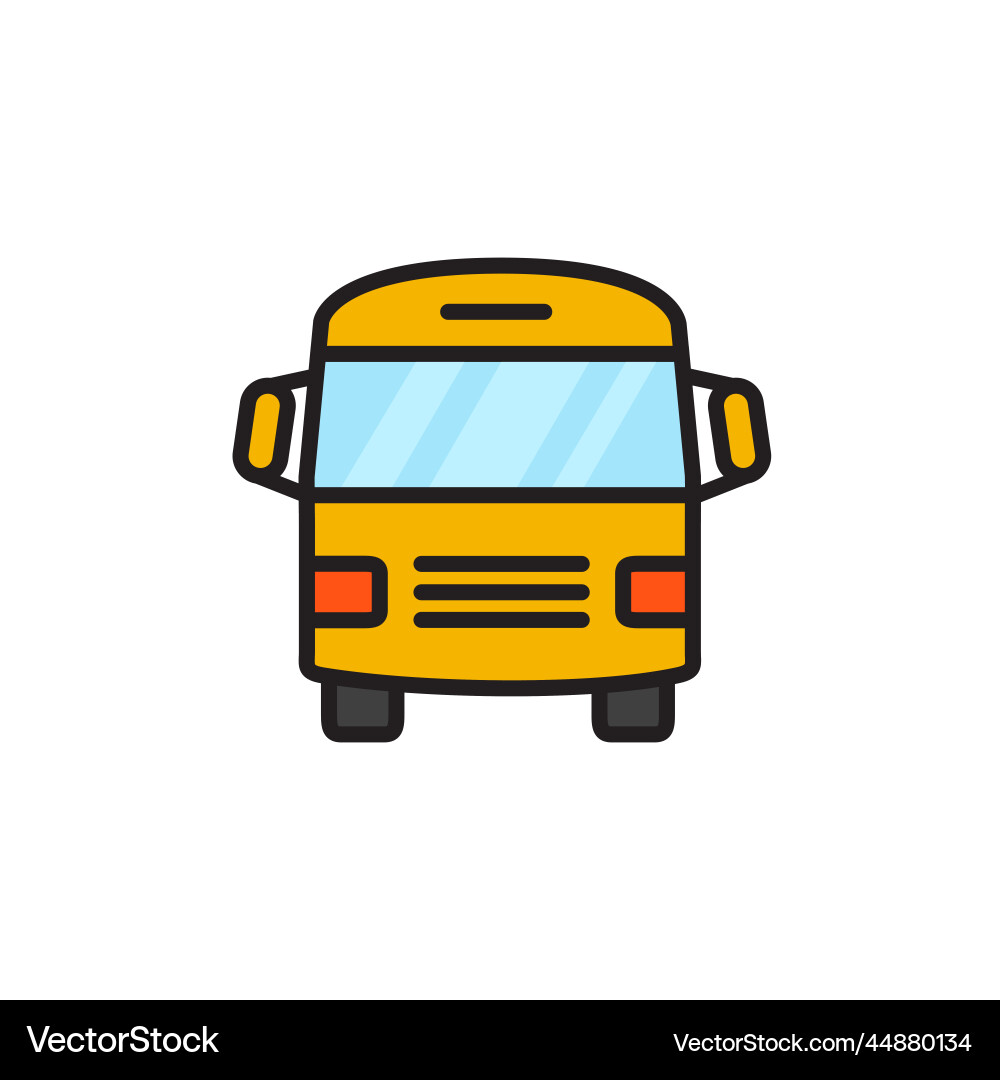 Bus icon on white background Bus icon on white background vector image